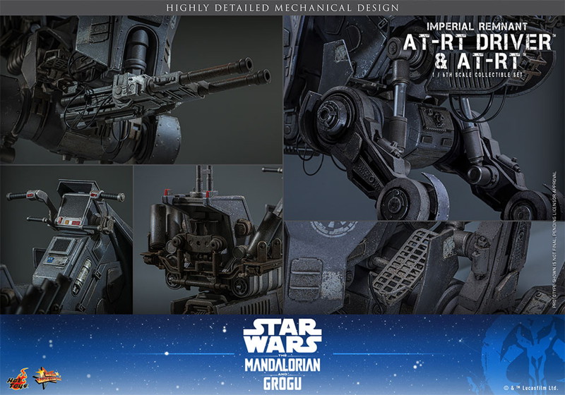 【ムービー・マスターピース】『スター・ウォーズ/マンダロリアン・アンド・グローグー』1/6スケールフィギュア インペリアル・レムナント AT-RTドライバー＆AT-RT