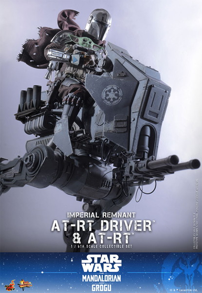 【ムービー・マスターピース】『スター・ウォーズ/マンダロリアン・アンド・グローグー』1/6スケールフィギュア インペリアル・レムナント AT-RTドライバー＆AT-RT