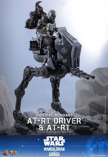 【ムービー・マスターピース】『スター・ウォーズ/マンダロリアン・アンド・グローグー』1/6スケールフィギュア インペリアル・レムナント AT-RTドライバー＆AT-RT
