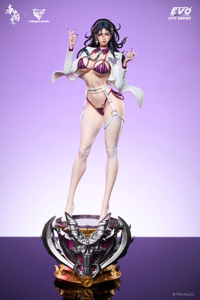 TES suit thug（スーツ・サグ） 風雨蘭（ふううらん） 1/4スケールスタチュー（ホワイトコートVer.）のサムネイル画像