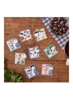 【BOX販売】PEANUTS -SNOOPY- パッケージチャーム＆チョコボーロ （全8種） 1BOX:10個入