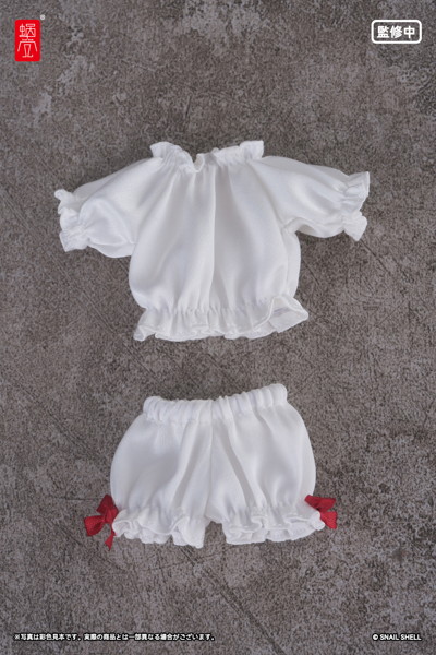 パフスリーブルームウェア（ホワイト）（ドール用）