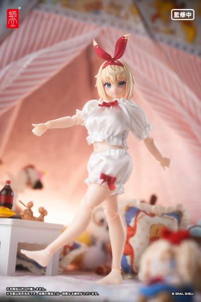 パフスリーブルームウェア（ホワイト）（ドール用）