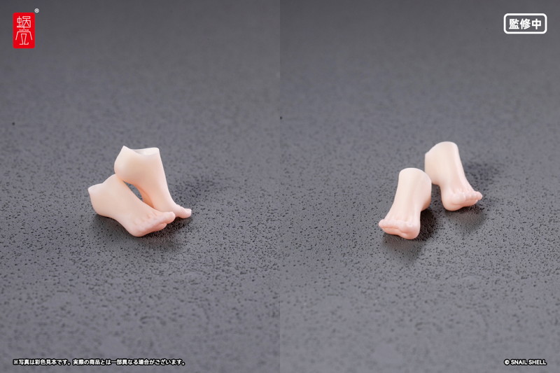 冒険者 スネイル用オプションフットパーツセット 1/12 完成品オプションパーツ