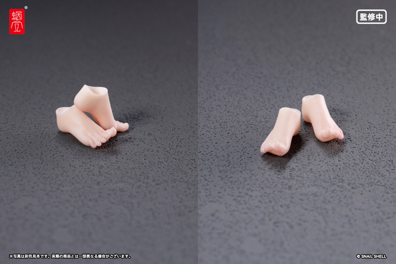 冒険者 スネイル用オプションフットパーツセット 1/12 完成品オプションパーツのサムネイル画像