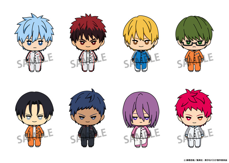 にょきんと『黒子のバスケ』マスコットフィギュア （全8種） 1BOX:8個入