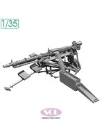 MM999 1/35 WWII ドイツ ラフェッテ機銃架搭載 MG34機関銃 低姿勢セット