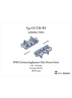 ［P35-008］1/35 WWIIドイツ38（t）駆逐戦車ヘッツアー用可動式履帯 初期型（3D）