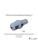 ［P35-238］1/35 WWII ドイツ88mmKwK/Pak用マズルブレーキType.1（各社キット対応）
