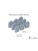 ［P35-242］1/35 WWIIドイツ20Lジェリカンセット（各社キット対応）