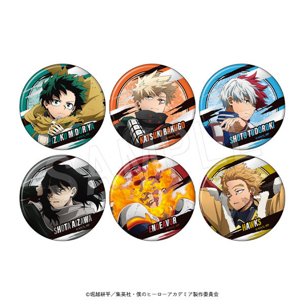 【BOX販売】僕のヒーローアカデミア トレーディングメタル缶バッジ（ランダムレア入り） SHIBUYA HEROES MISSION ver. （全6種） 1BOX:7個入