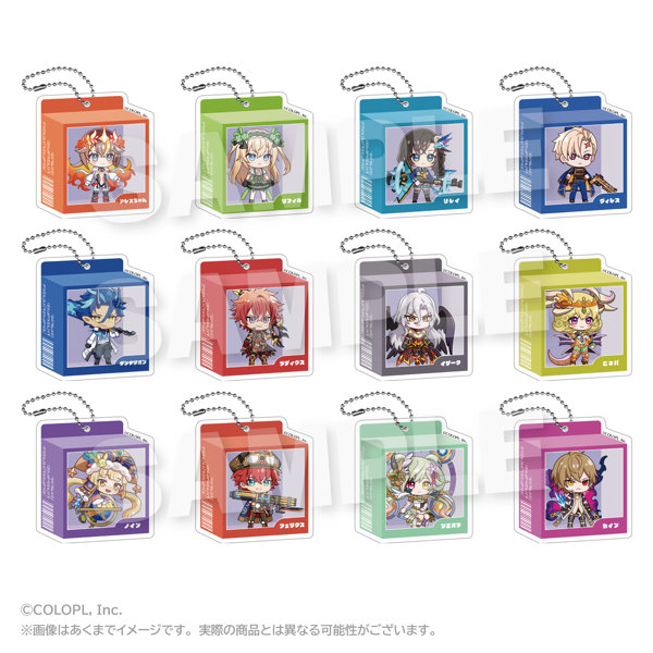 【BOX販売】クイズRPG 魔法使いと黒猫のウィズ トレーディングアクリルキーホルダーA（1BOX=12個入）