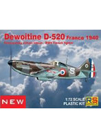 92312 1/72 ドボアチーヌ D-520 フランス 1940