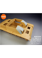 ［RDM35S06］1/35 WWII ドイツ III号突撃砲G型用コンクリート装甲セット（タミヤ用 2タイプ入）