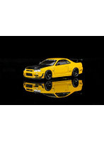 Nissan Skyline GT-R （R34） Customized Lightning Yellow w/GT Aero Kit