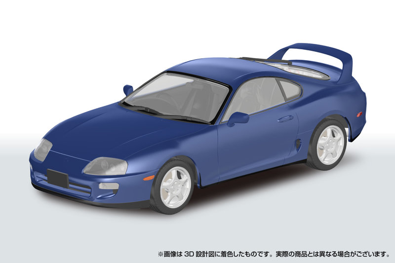 楽プラ スナップカー 1/24 JZA80 スープラ 1996 ブルーマイカメタリック 【08-BM】
