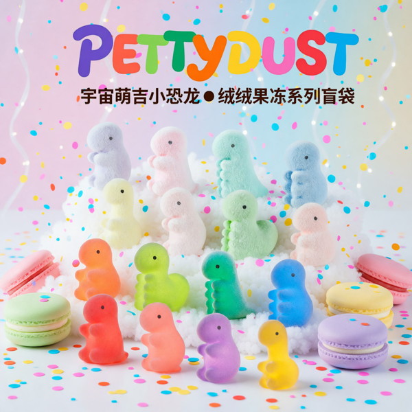 YUAN SHI CHUANG YI PettyDust フラフィージェリーシリーズ トレーディングフィギュア（1BOX=8個入）