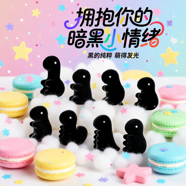 YUAN SHI CHUANG YI PettyDust フラフィージェリーシリーズ トレーディングフィギュア（1BOX=8個入）