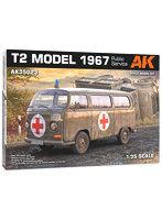AK35023 1/35 1967 ワンボックスカー バスタイプ 公共サービス車両