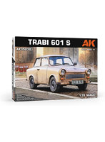 AK35032 1/35 トラビ 601 S リムジン/パトカー仕様 （2in1）