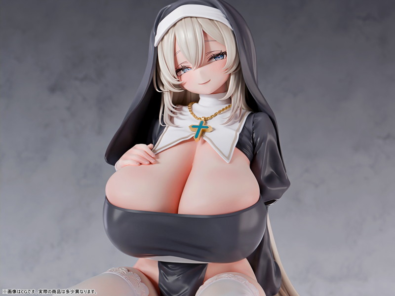 懺悔室の巨乳シスター リュシエル 1/6スケール塗装済み完成品フィギュア