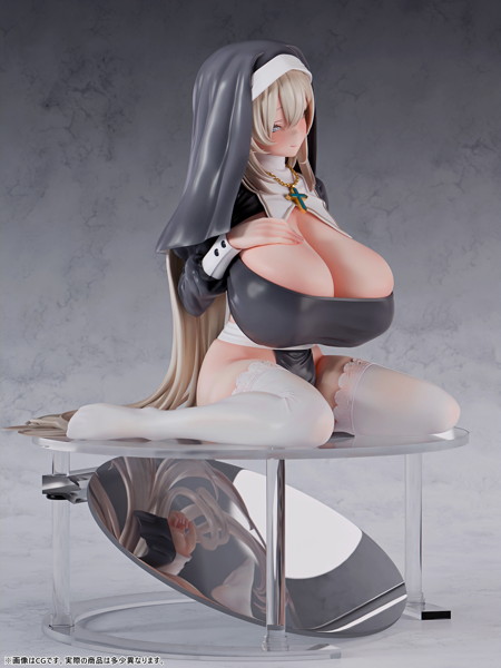 懺悔室の巨乳シスター リュシエル 1/6スケール塗装済み完成品フィギュア