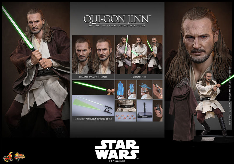 【ムービー・マスターピース】 『スター・ウォーズ エピソード1/ファントム・メナス』1/6スケールフィギュア クワイ=ガン・ジン（2.0版）