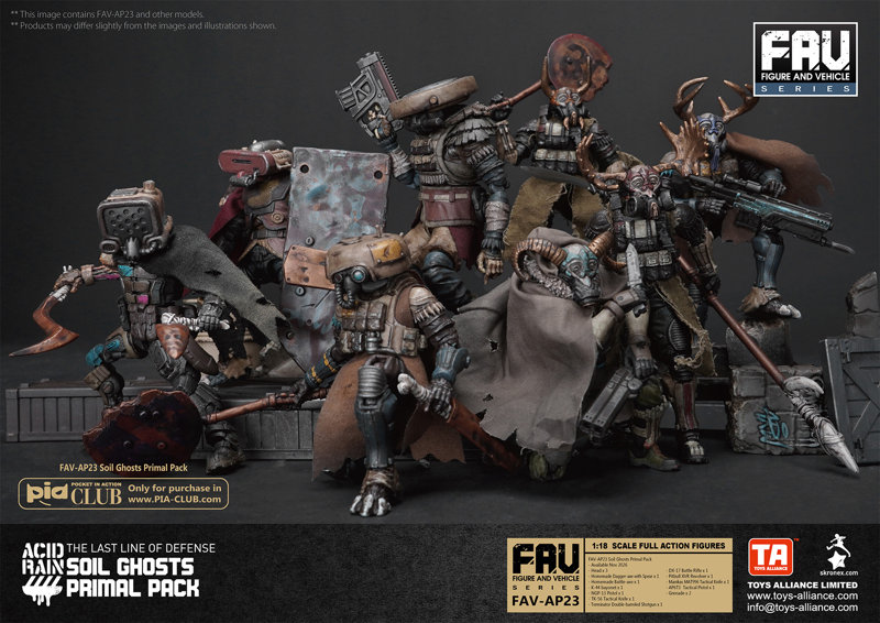 アシッドレイン 1/18スケール FAV-AP23 ソイルゴースト プライマル・パック