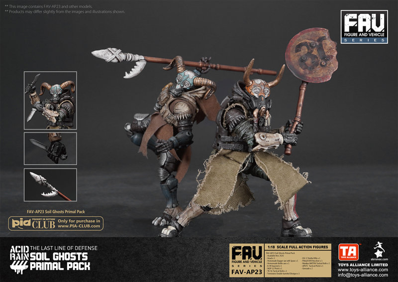アシッドレイン 1/18スケール FAV-AP23 ソイルゴースト プライマル・パック