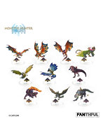 【BOX販売】005_FANTHFUL モンスターハンターストーリーズ3 -運命の双竜- FP005MHS32026 オトモン トレーディングアクリルスタンド（1BOX=10個入）