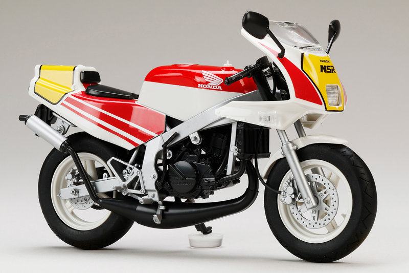 HJMB001 1/12 Honda NSR50 ’89ロスホワイトxファイティングレッド HJMバイクシリーズNo1