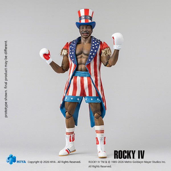 ロッキー4/炎の友情 1/12 アクションフィギュア アポロ・クリード