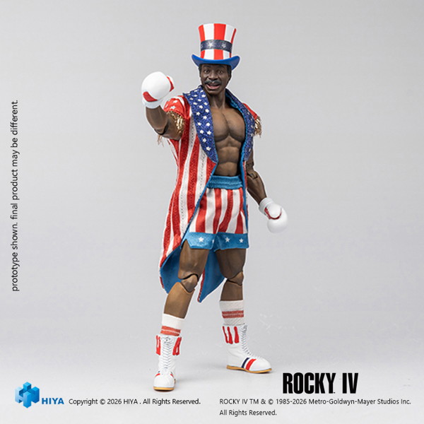 ロッキー4/炎の友情 1/12 アクションフィギュア アポロ・クリード