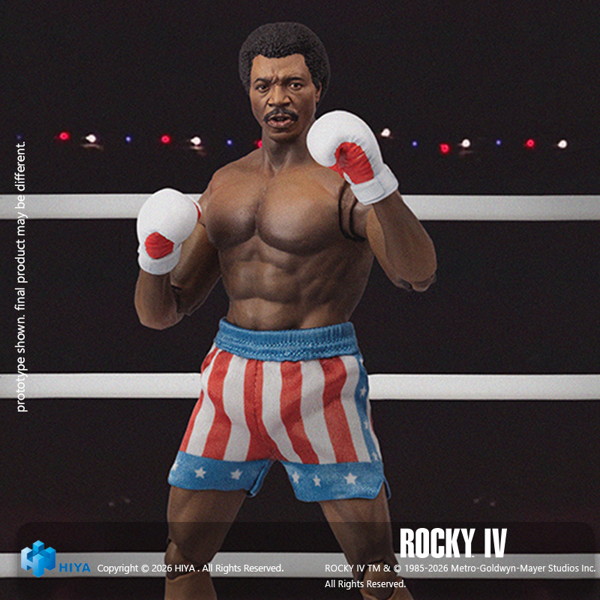 ロッキー4/炎の友情 1/12 アクションフィギュア アポロ・クリード