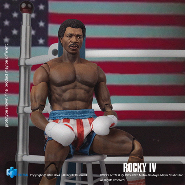 ロッキー4/炎の友情 1/12 アクションフィギュア アポロ・クリード