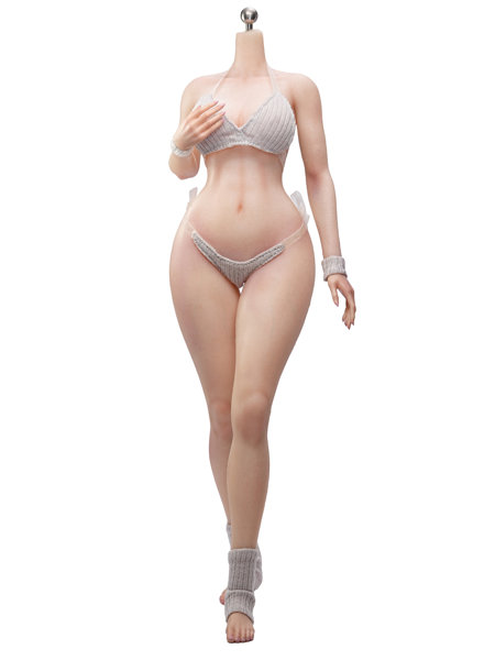 TBリーグ 1/6 スーパーフレキシブル 女性シームレスボディ ナローショルダー＆カーヴィーヒップ ヘッドなし/ラージバスト/ペールスキン 002のサムネイル画像