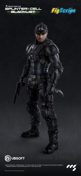 001_CCSTOYS FigScriptシリーズ Splinter Cell（スプリンターセル） Sam Fisher（サム・フィッシャー） 1/12スケール可動フィギュア
