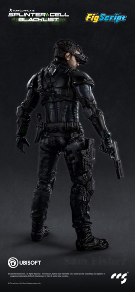 001_CCSTOYS FigScriptシリーズ Splinter Cell（スプリンターセル） Sam Fisher（サム・フィッシャー） 1/12スケール可動フィギュア