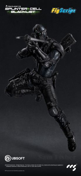 001_CCSTOYS FigScriptシリーズ Splinter Cell（スプリンターセル） Sam Fisher（サム・フィッシャー） 1/12スケール可動フィギュア