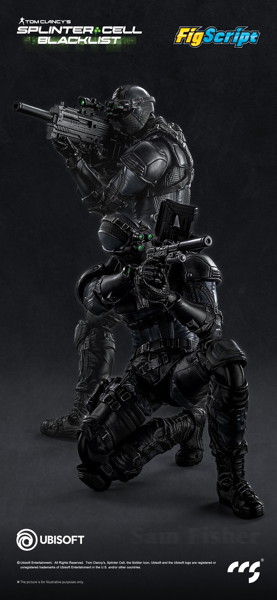 001_CCSTOYS FigScriptシリーズ Splinter Cell（スプリンターセル） Sam Fisher（サム・フィッシャー） 1/12スケール可動フィギュア