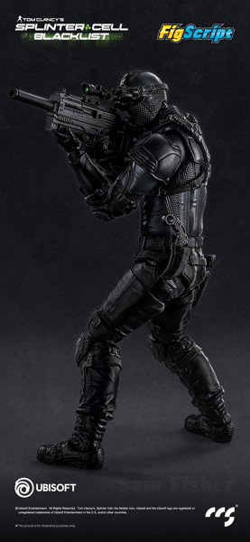 001_CCSTOYS FigScriptシリーズ Splinter Cell（スプリンターセル） Sam Fisher（サム・フィッシャー） 1/12スケール可動フィギュア