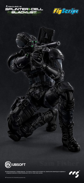 001_CCSTOYS FigScriptシリーズ Splinter Cell（スプリンターセル） Sam Fisher（サム・フィッシャー） 1/12スケール可動フィギュア