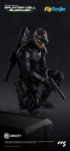 001_CCSTOYS FigScriptシリーズ Splinter Cell（スプリンターセル） Sam Fisher（サム・フィッシャー） 1/12スケール可動フィギュア