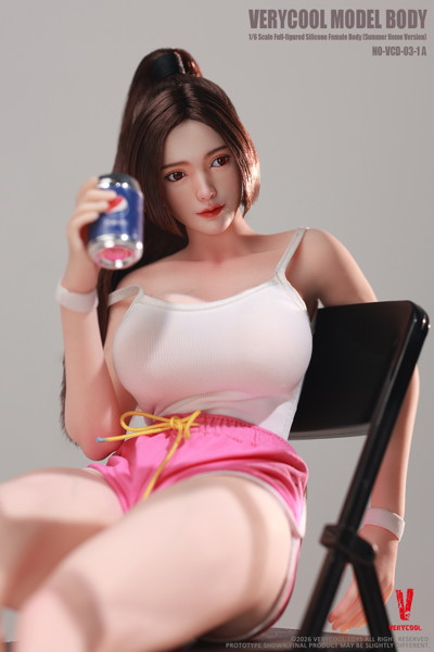 ベリークール 1/6 モデルボディ No.3 フルフィギュア シリコン女性素体（サマーラウンジウェア Ver.）A