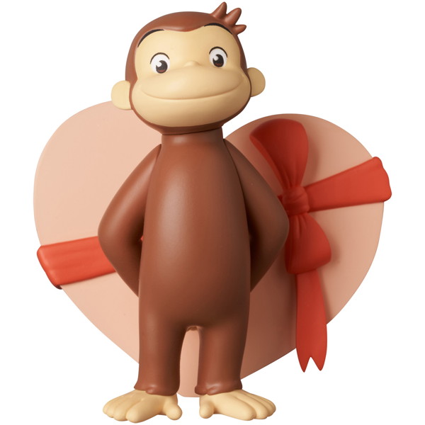 UDF Curious George w/ Heart