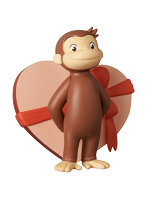 UDF Curious George w/ Heart