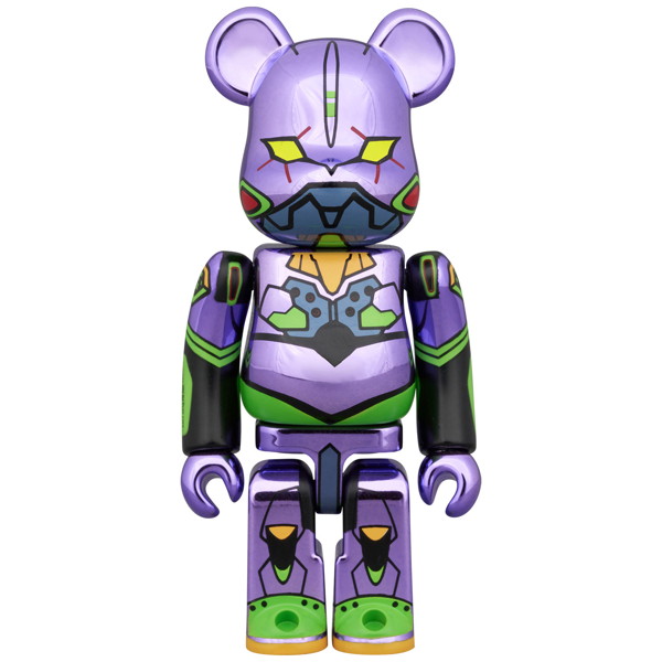 BE@RBRICK エヴァンゲリオン 初号機（新塗装メッキ版）＆ エヴァンゲリオン 第13号機（新塗装メッキ版）2PCS SET