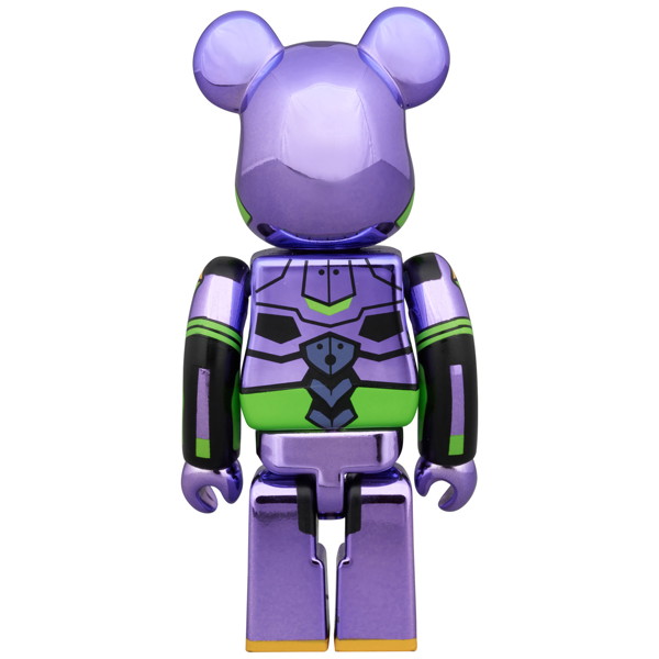 BE@RBRICK エヴァンゲリオン 初号機（新塗装メッキ版）＆ エヴァンゲリオン 第13号機（新塗装メッキ版）2PCS SET