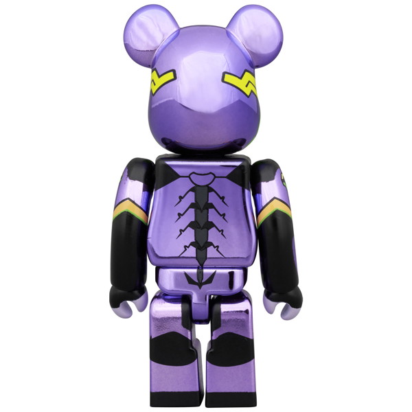 BE@RBRICK エヴァンゲリオン 初号機（新塗装メッキ版）＆ エヴァンゲリオン 第13号機（新塗装メッキ版）2PCS SET