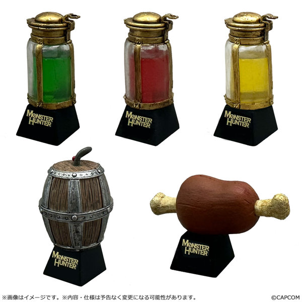 【再販】【BOX販売】モンスターハンター デスクトップフィギュア 〜アイテムマスコット〜 （全5種＋1） 1BOX:6個入